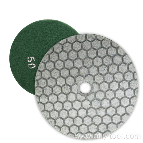 Polishing pad both use for wet and dry